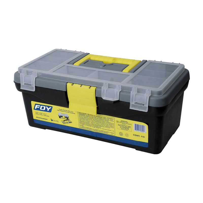 CAJA PLASTICA 12.5 C/ORGANIZADOR