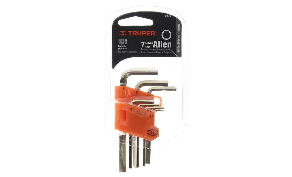 JUEGO LLAVES ALLEN MM TRUPER MOD.ALE-7M