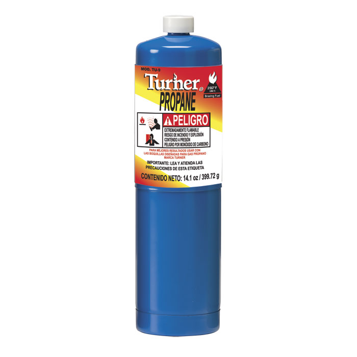 TANQUE AZUL CON GAS PROPANO 400 G