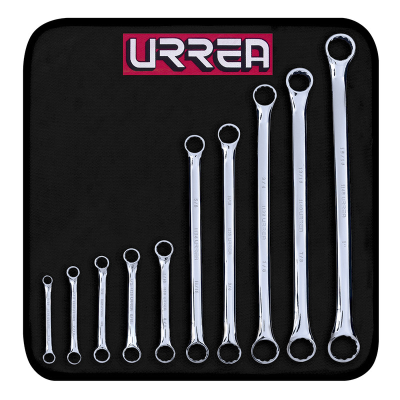 JUEGO LLAVES D/ESTRIAS URREA 10 PZAS