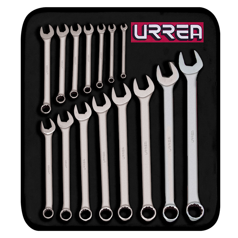JUEGO LLAVES COMB SATINADAS15 PZA STD