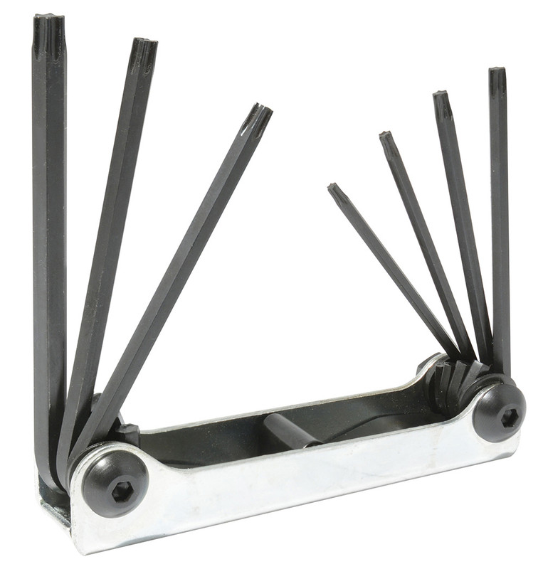JUEGO LLAVES TORX URREA T/NAVAJA 7 PZAS