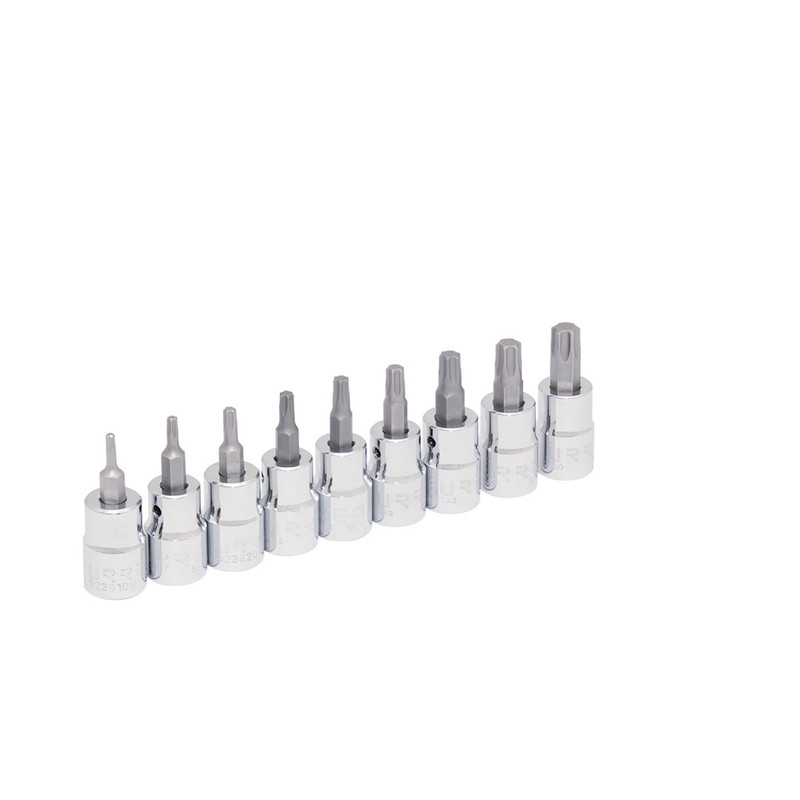 JUEGO DADOS TORX T10 A T50 CUADRO 3/8