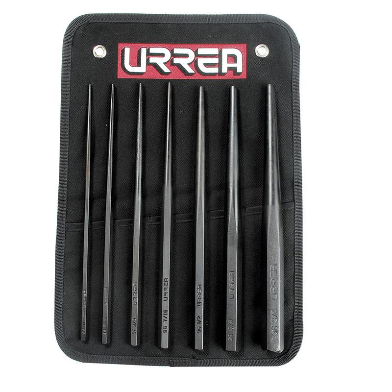 JUEGO D/BOTADORES URREA LARGOS 7 PZAS
