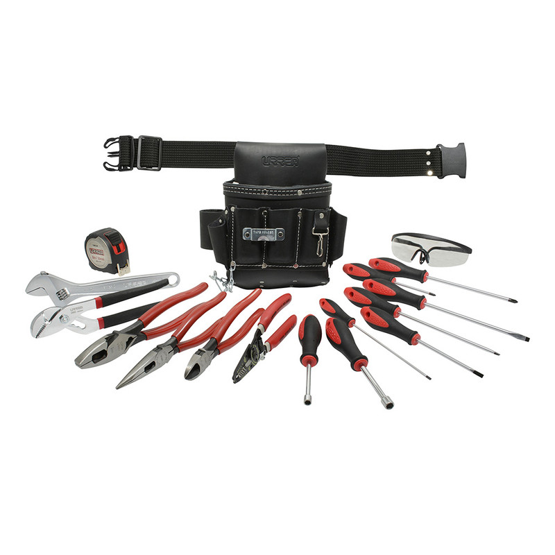 JUEGO INDUSTRIAL P/ELECTRICISTA C/PORA HTA PIEL