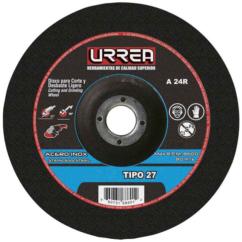 DISCO T/27 INOX4-1/2X1/4E/PES