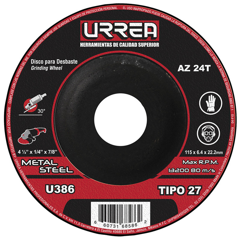 DISCO T/27 METAL41/2X1/4M/PES