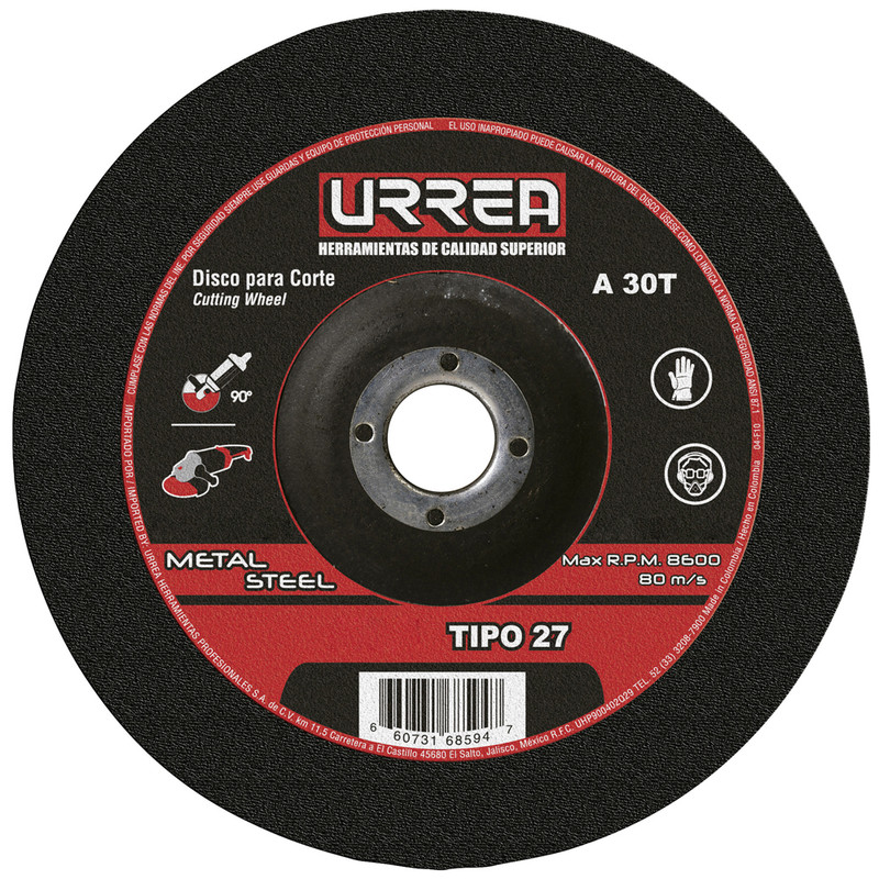 DESCATALOGADO P/PROV DISCO T/27 METAL 9X1/8 E/PES