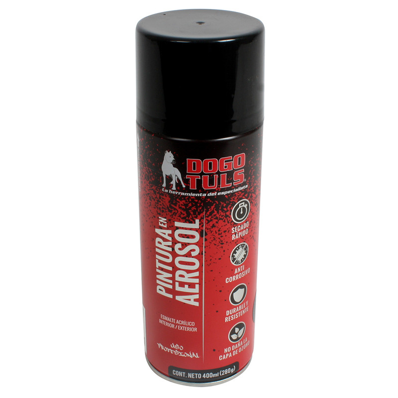 PINTURA AEROSOL NEGRO BRILLANTEE