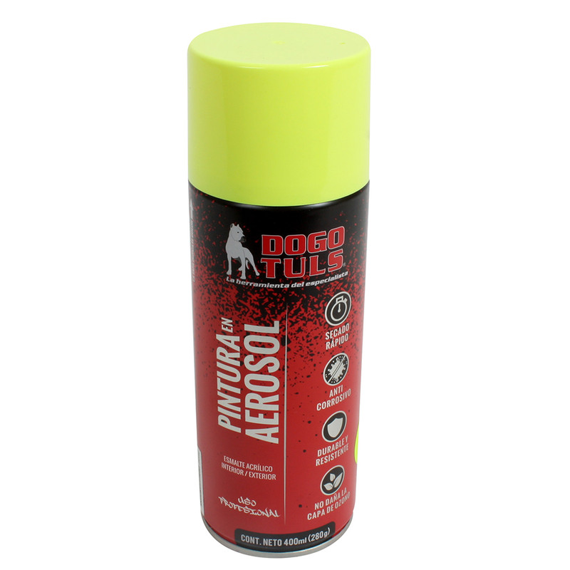 PINTURA AEROSOL AMARILLO FLUORESCENTE