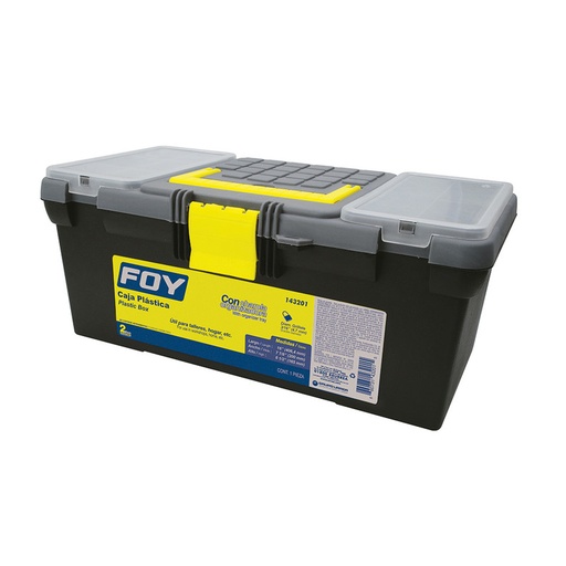 [FOY143201] CAJA PLASTICA 16 C/ORGANIZADOR