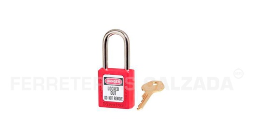 [MAS410RED] CANDADO MASTER LOCK MOD 410 RED