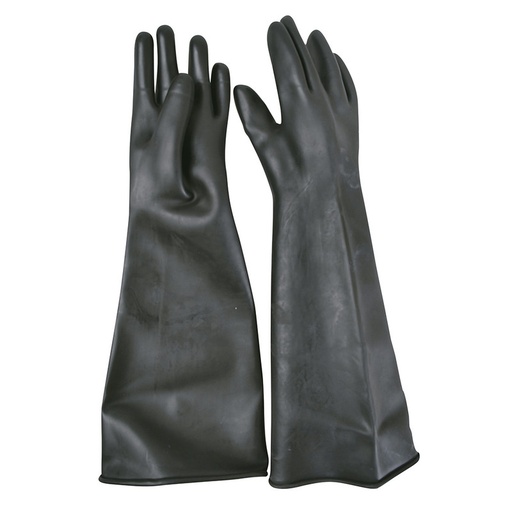 [SUR137398] GUANTE DE LATEX NEGRO INDUSTRIAL T-9