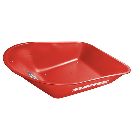 [SURCT60] CONCHA PARA CARRETILLA 6 FT ROJA