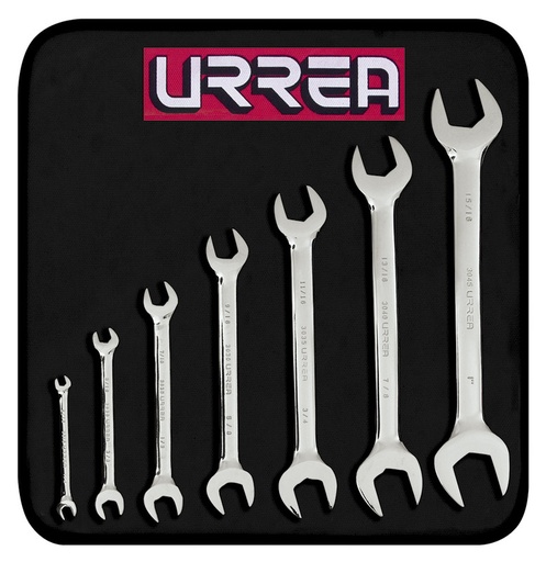 [URR3000C] JUEGO LLAVES ESPA?OLAS STD URREA 7 PZA