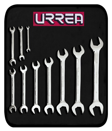 [URR3000D] JUEGO LLAVES URREA ESPA?OLAS ESTD 10 PZA