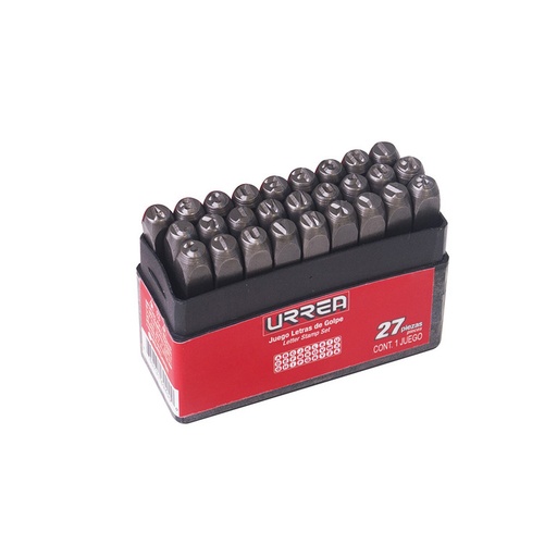 [URR42L6] JGO LETRAS GOLPE 6MM 1/4