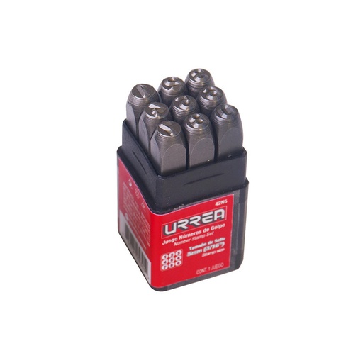 [URR42N5] JGO NUMEROS GOLPE 5MM 3/16