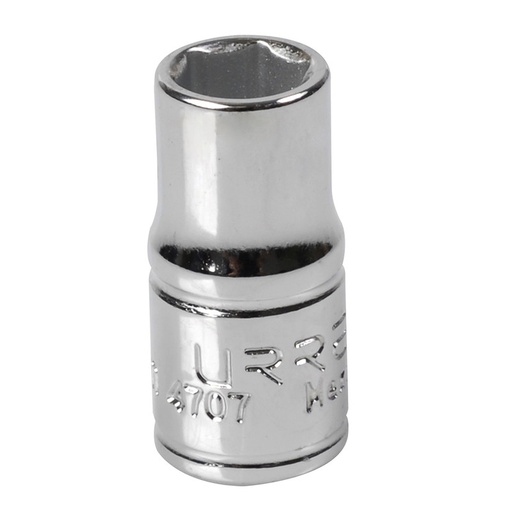 [URR4707] DADO CORTO 1/4 6 PUNTAS STD 7/32 URREA