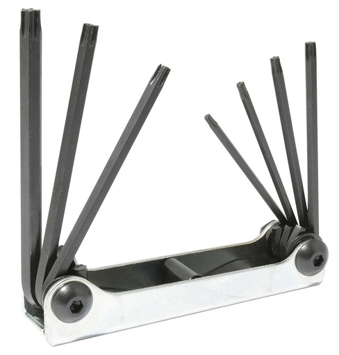 [URR4979TX] JUEGO LLAVES TORX URREA T/NAVAJA 7 PZAS