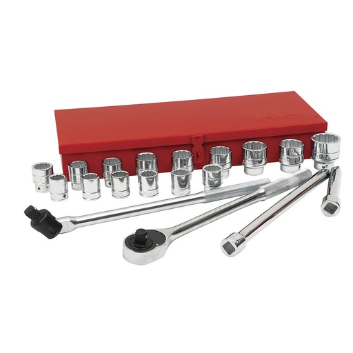 [URR55200] JUEGO AUTOCLE 19 PZAS 3/4 METALICO