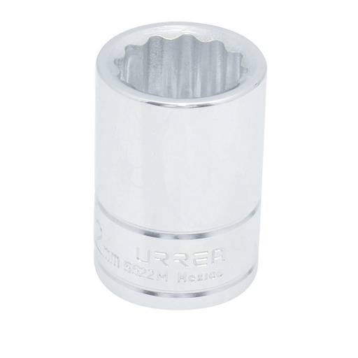 [URR5522M] DADO CORTO 3/4 12 PUNTAS 22MM URREA