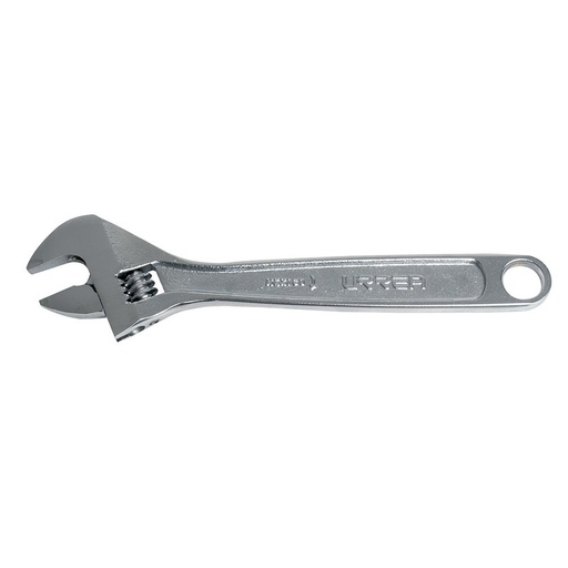 [URR704] LLAVE AJUSTABLE URREA CROMADA 4