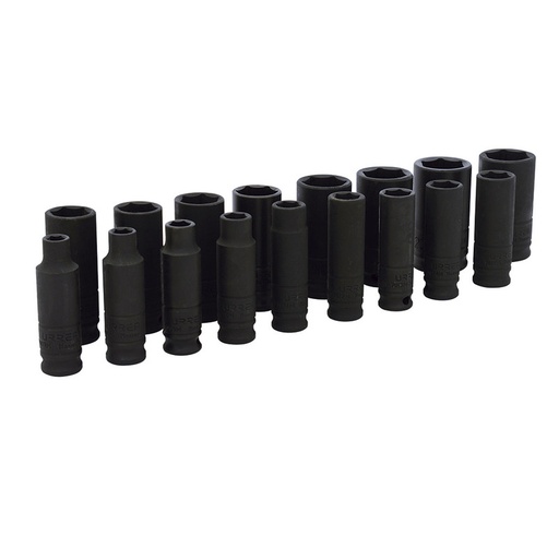 [URR72216] JUEGO DADOS IMPACTO CUADRO 3/8 17 PZ