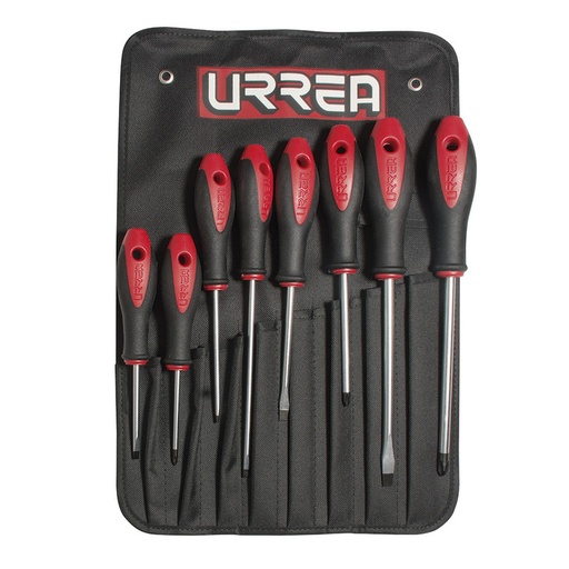 [URR8600D] JGO 8 DESARMADORES BIMATERIAL COMBINADO