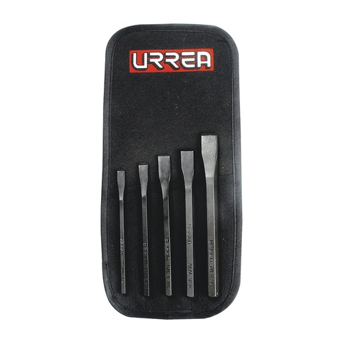 [URR86C] JUEGO CINCELES EN ESTUCHE 5 PZAS