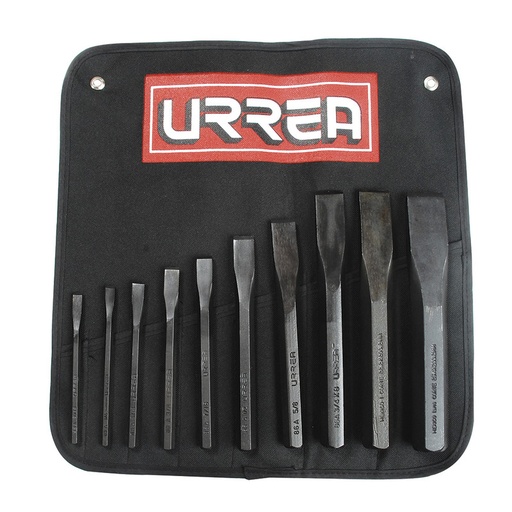 [URR86D] JUEGO CINCELES C/ESTUCHE 10 PZAS