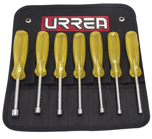 [URR93E] JGO DE 7 DESARMADORES AMBAR PUNTA TORX