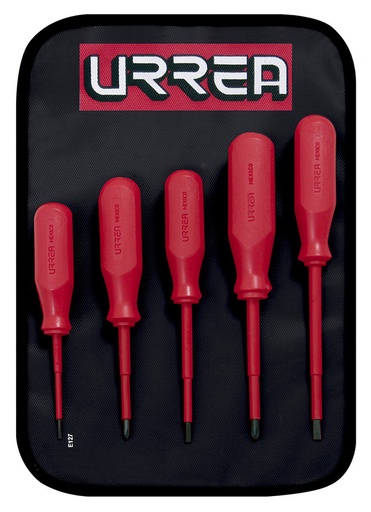 [URR9700C] JUEGO DESTORNILLADORES URREA 1000 VOLTS