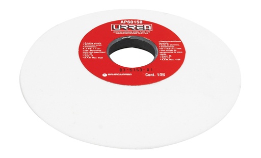 [URRAP60150] RUEDA PLATO 150X20X31.7MM GRANO 60