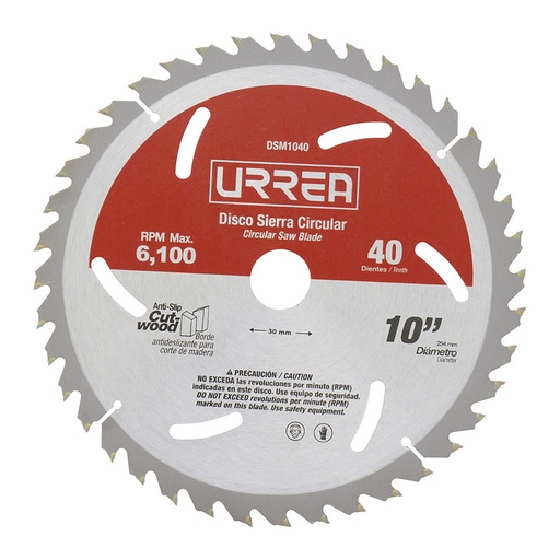 [URRDSM1040] DISCO C/INSERTOS 10 DSM1040