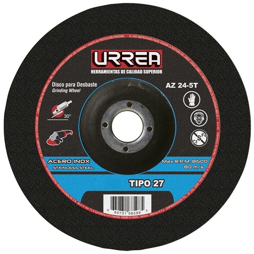 [URRU223] DESCATALOGADO P/PROV DISCO T/27 INOX9X1/4X7/8M/PES