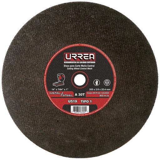 [URRU519] DISCO T/1 METAL 14X7/64 E/PES