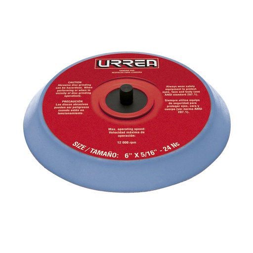 [URRUP800VE] DISCO P/LIJADORA 6 ESPIGA 5/16 24 NPT