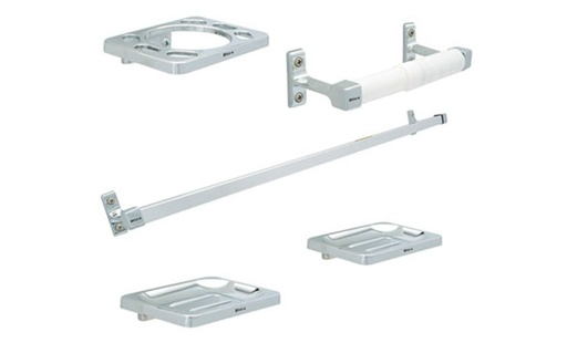 [VU4900] JUEGO ACCESORIOS C/5 PZAS CROMO