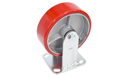 [WESY-1041-152] RODAJA PU FIERRO VACIADO FIJA 6 X 2