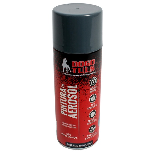 [DOGPA4021] PINTURA AEROSOL GRIS ACERO BRILLANTE