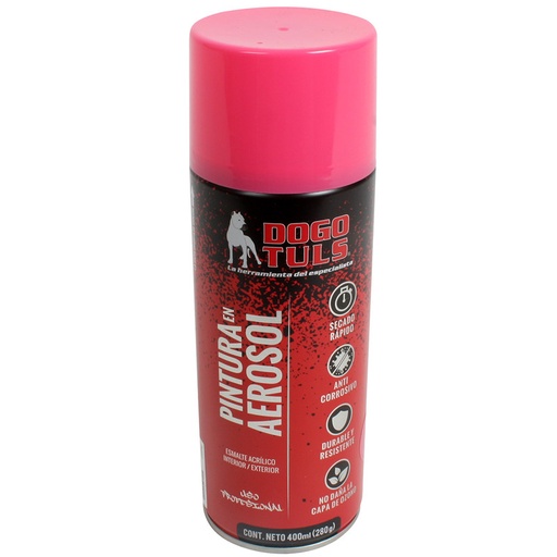 [DOGPA4027] PINTURA AEROSOL ROSA MEXICANO BRILLANTE