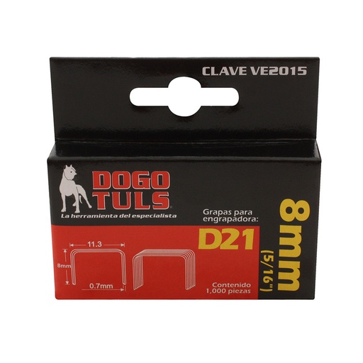 [DOGVE2015] GRAPAS P/D21 8MM (5/16) 1000 PZ